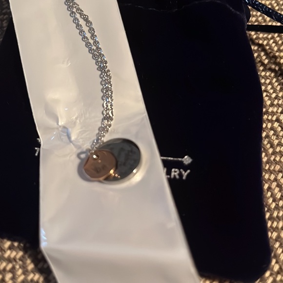 Three Keys Jewelry Stainless Steel Two Tone Necklace - Picture 2 of 3